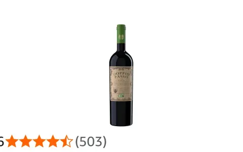 Flasche Doppio Passo Primitivo mit Bewertung 4,6/5. Ideale primitivo trinktemperatur für vollen Genuss.